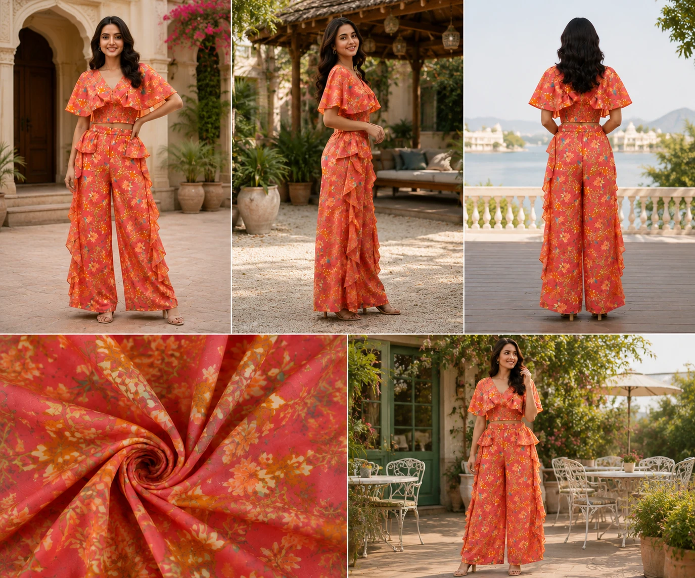 Georgette co-ord set 003, view 4