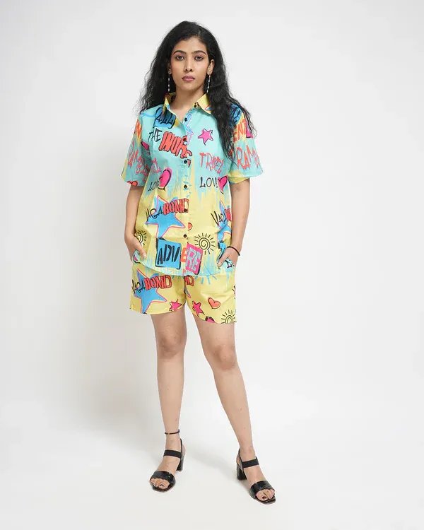 Cotton Blend co-ord set 017