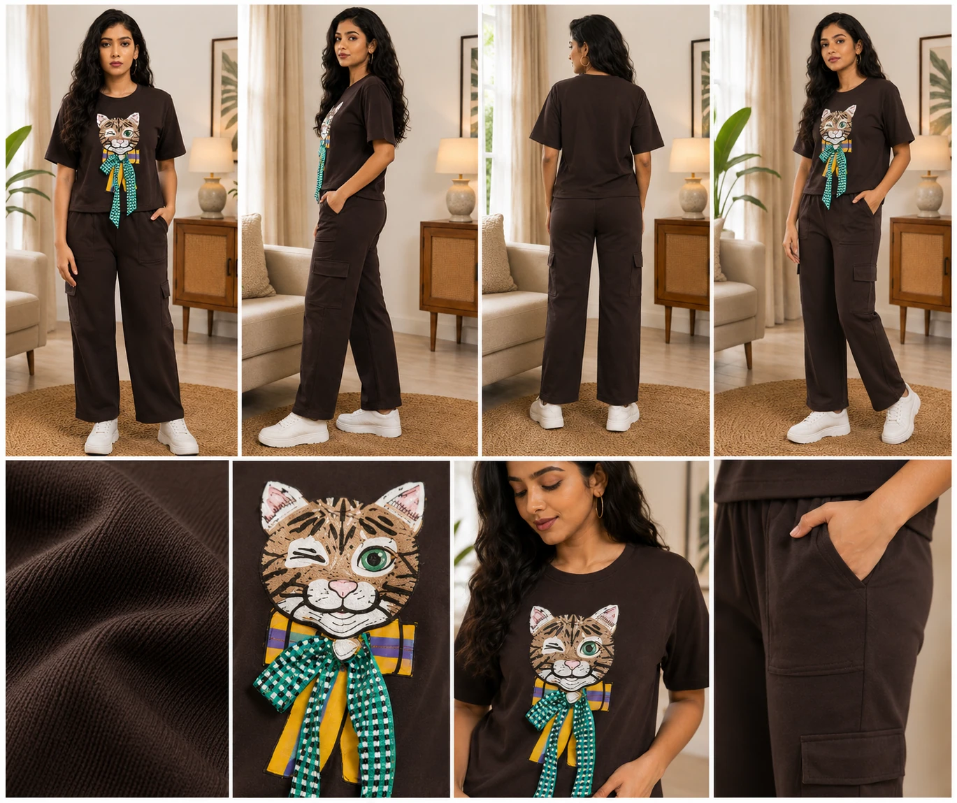 Cotton Blend co-ord set 020, view 5