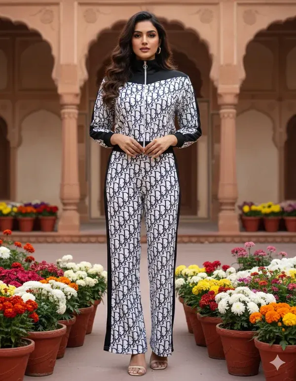 Poly-Blend co-ord set 029