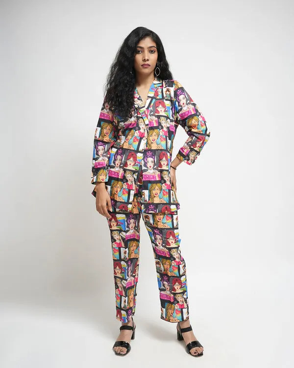 Imported Fabric co-ord set 051