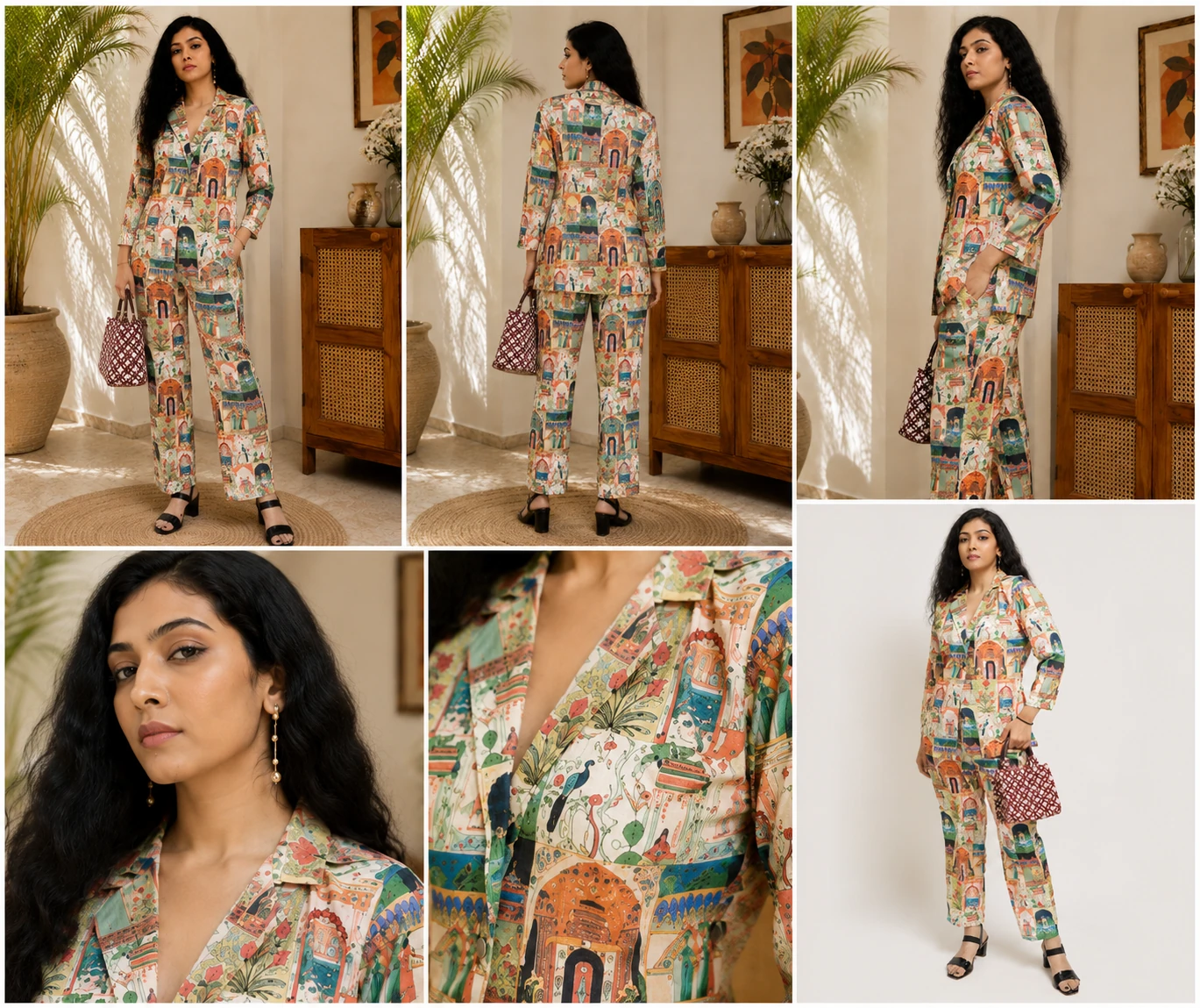 Imported Fabric co-ord set 054, view 5