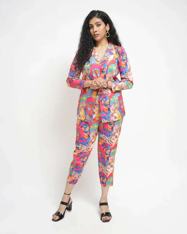 Imported Fabric co-ord set 055