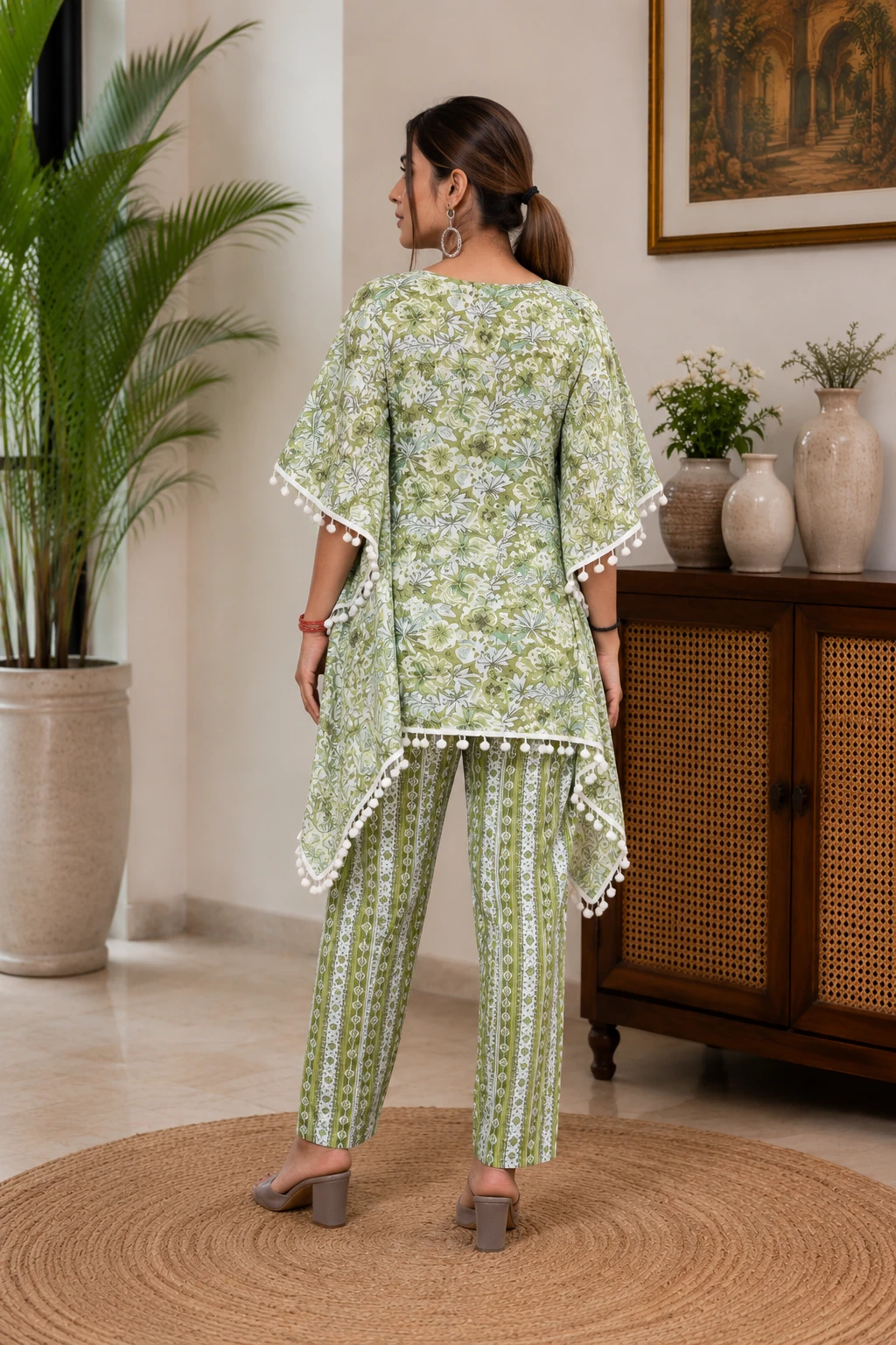 Cotton Blend co-ord set 058, view 3