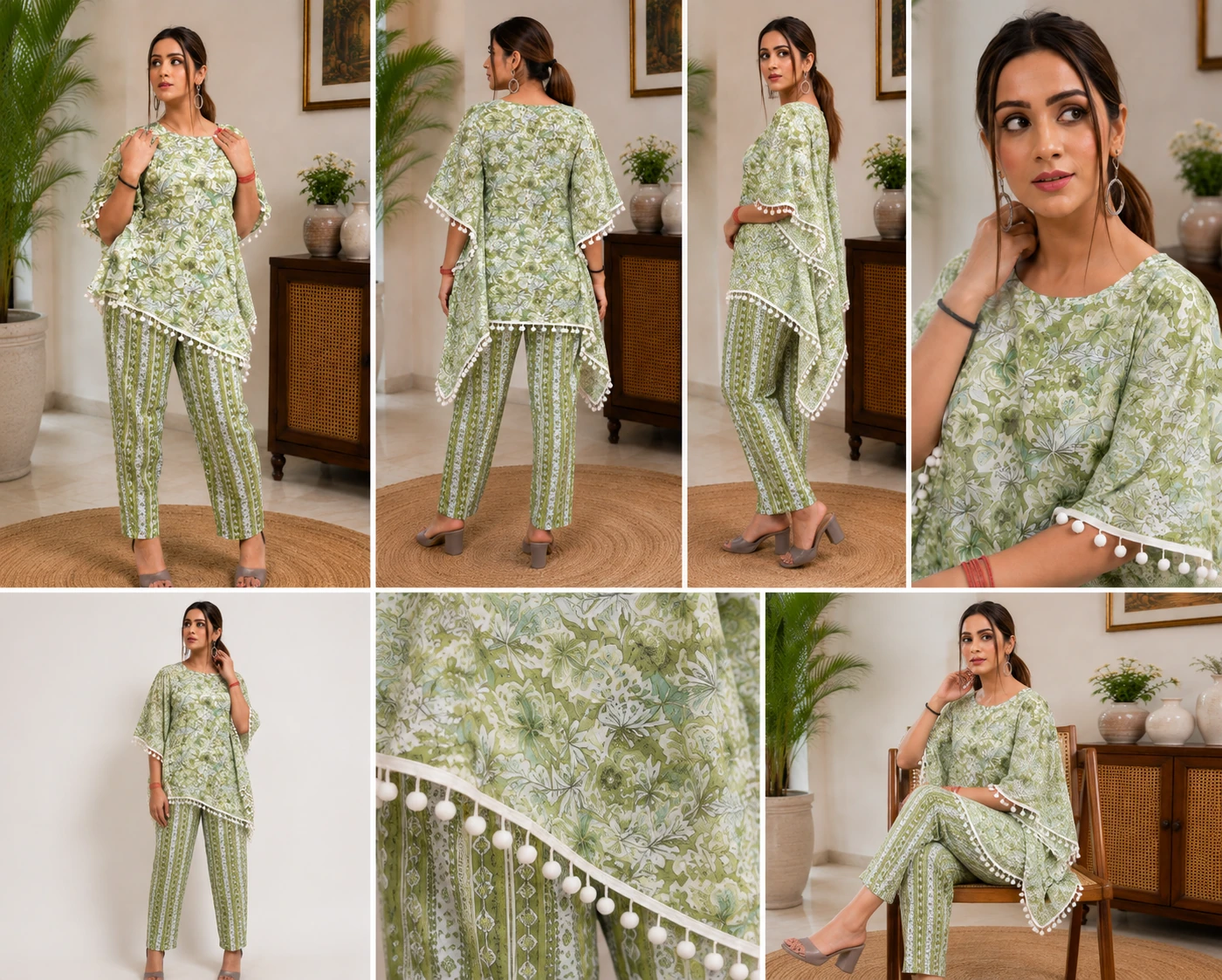 Cotton Blend co-ord set 058, view 6