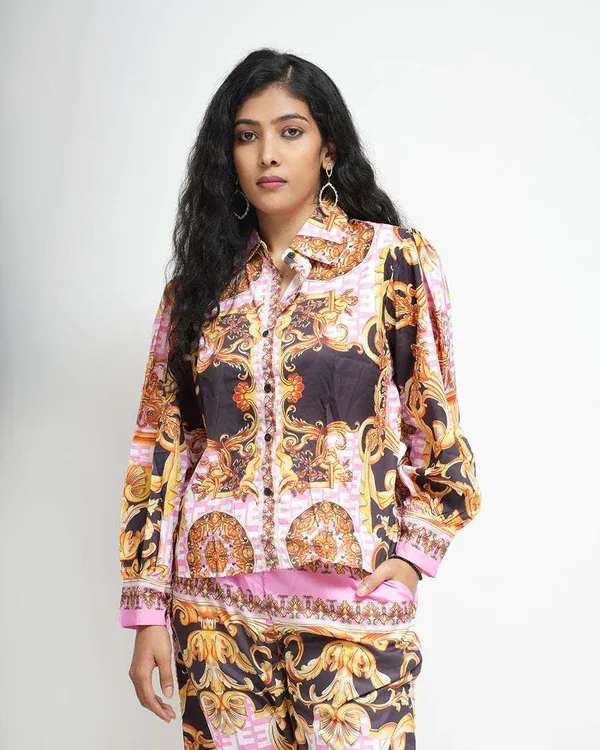 Imported Fabric co-ord set 061