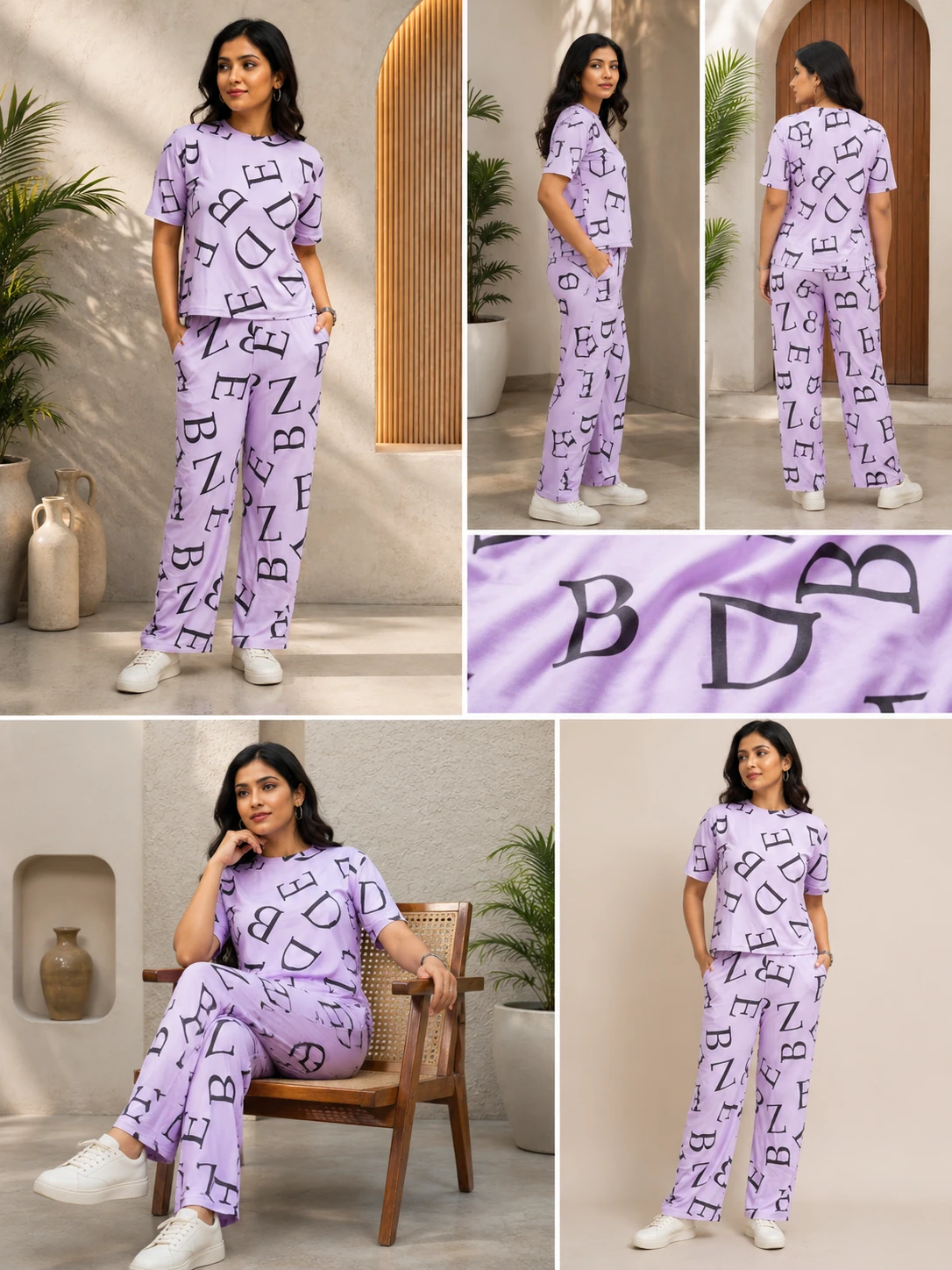 Imported Fabric co-ord set 083, view 4