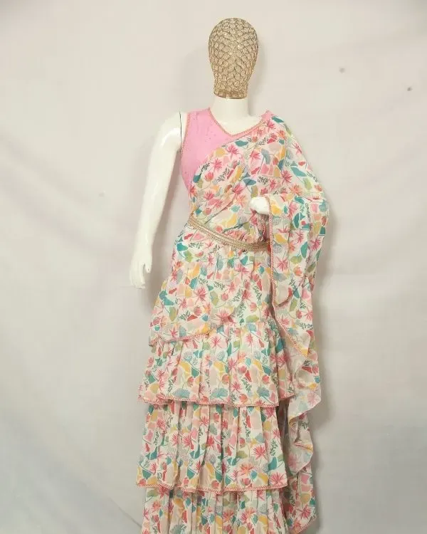 Georgette ready-to-wear set 1078, view 2
