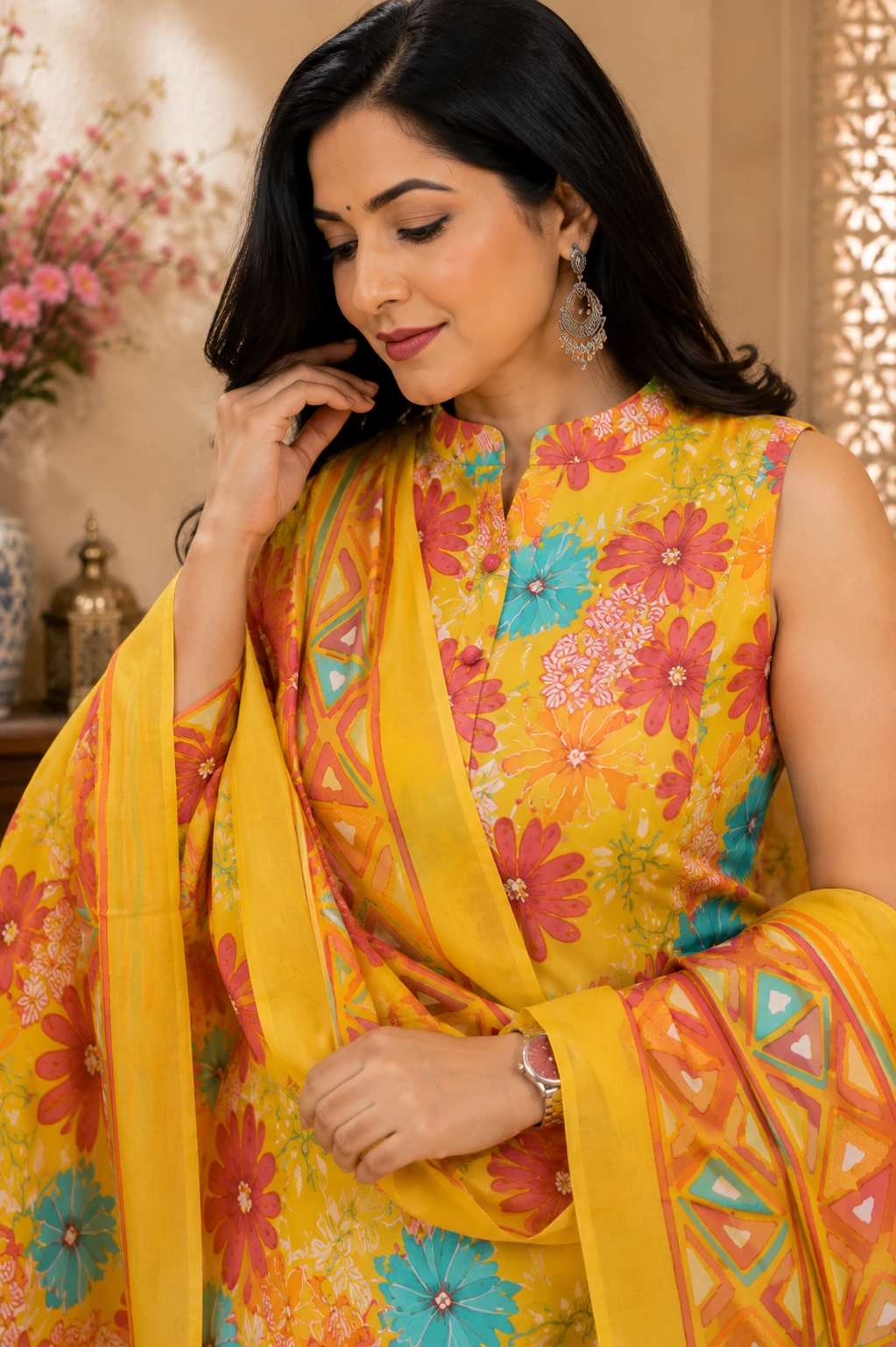 Cotton suit set 1110, view 3