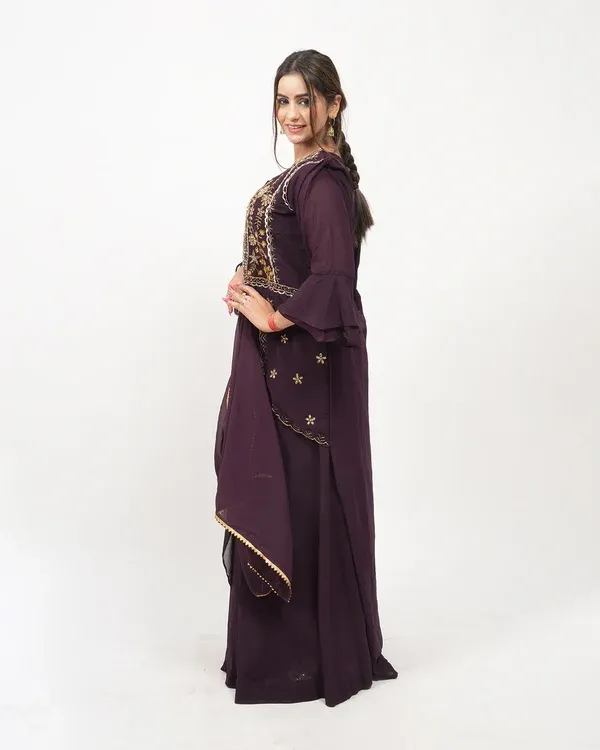 Georgette designer set 114