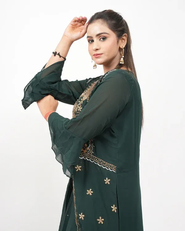 Georgette designer set 115