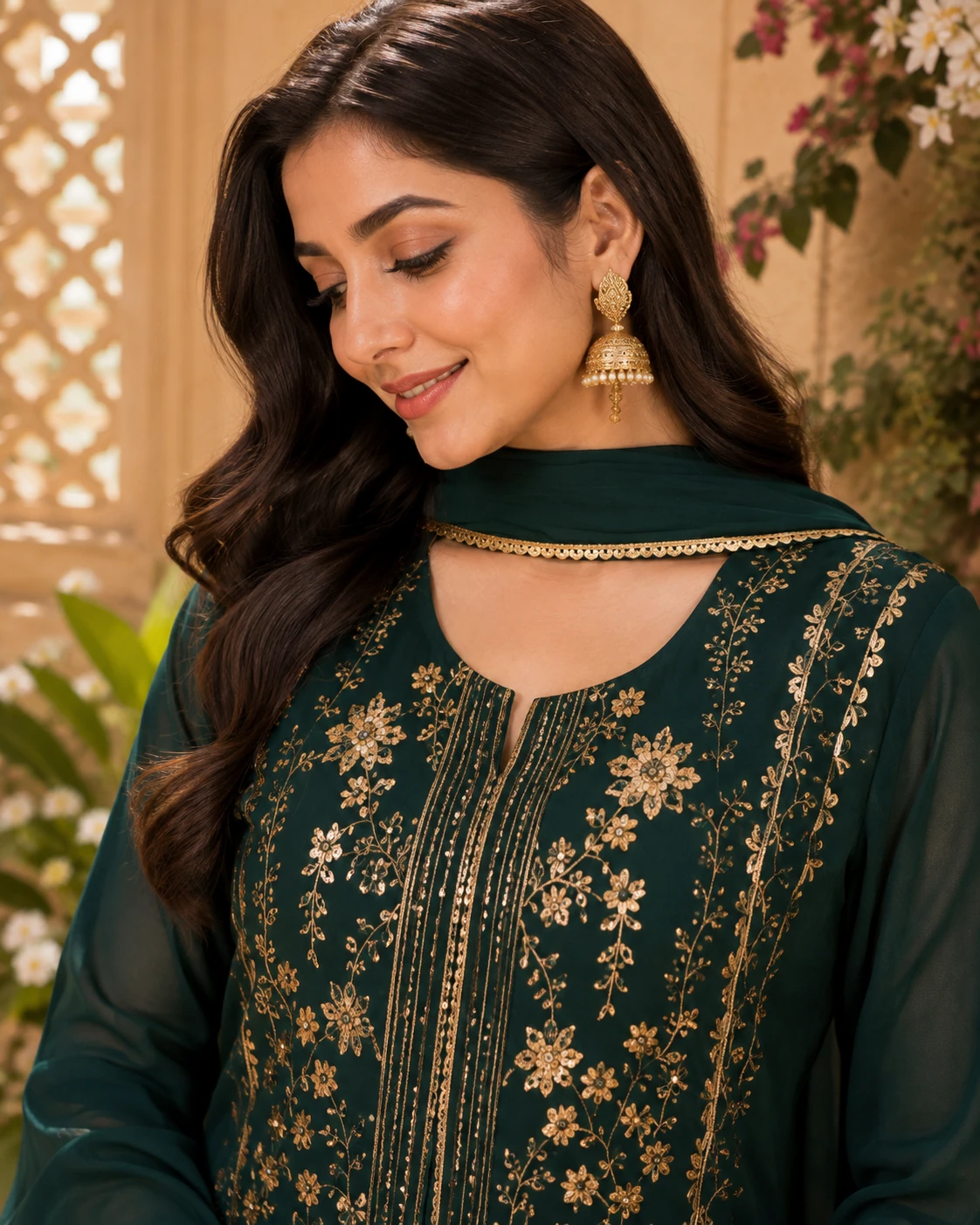 Georgette designer set 115, view 4