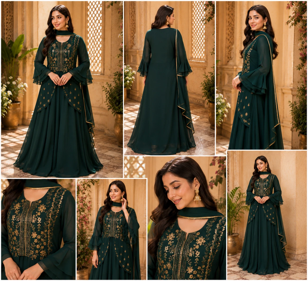 Georgette designer set 115, view 5