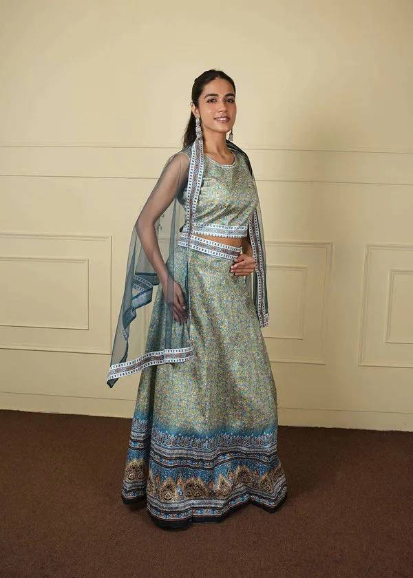 Cotton Silk with CANCAN ready-to-wear set 120