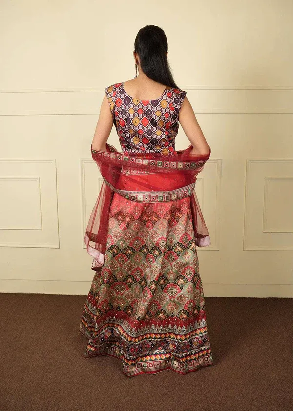 Cotton Silk with CANCAN ready-to-wear set 121, view 3