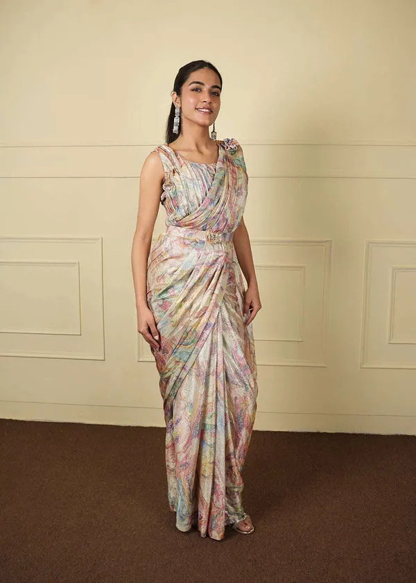 Shimmer Lycra ready-to-wear set 124, view 3