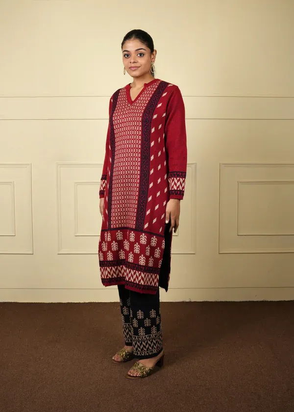 Knitting Daffodil Woven winter set 127