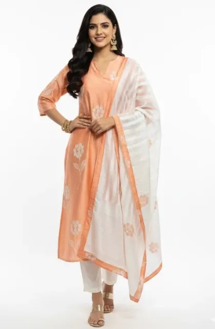 Mul Chanderi suit set 1452