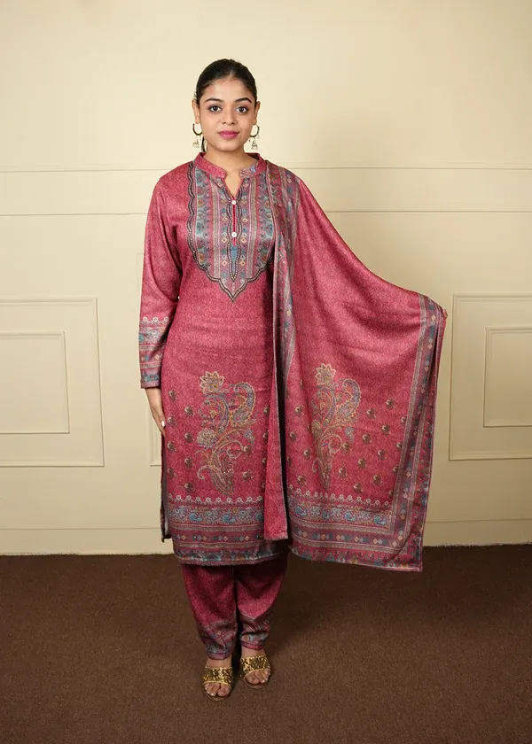 Paschmina Georgette winter set 153