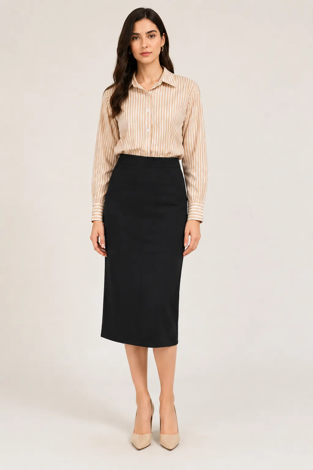 Polyester Cotton Ribbed co-ord set 1609