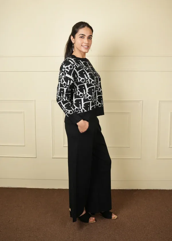 Knitting Stretchable Imported Fabric winter set 212