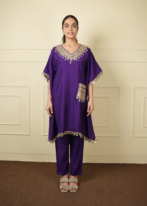 Cotton Silk co-ord set 225