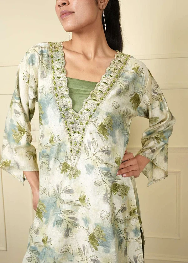 Cotton Silk co-ord set 266