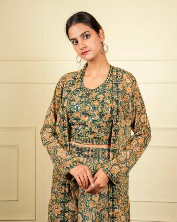 Georgette co-ord set 362