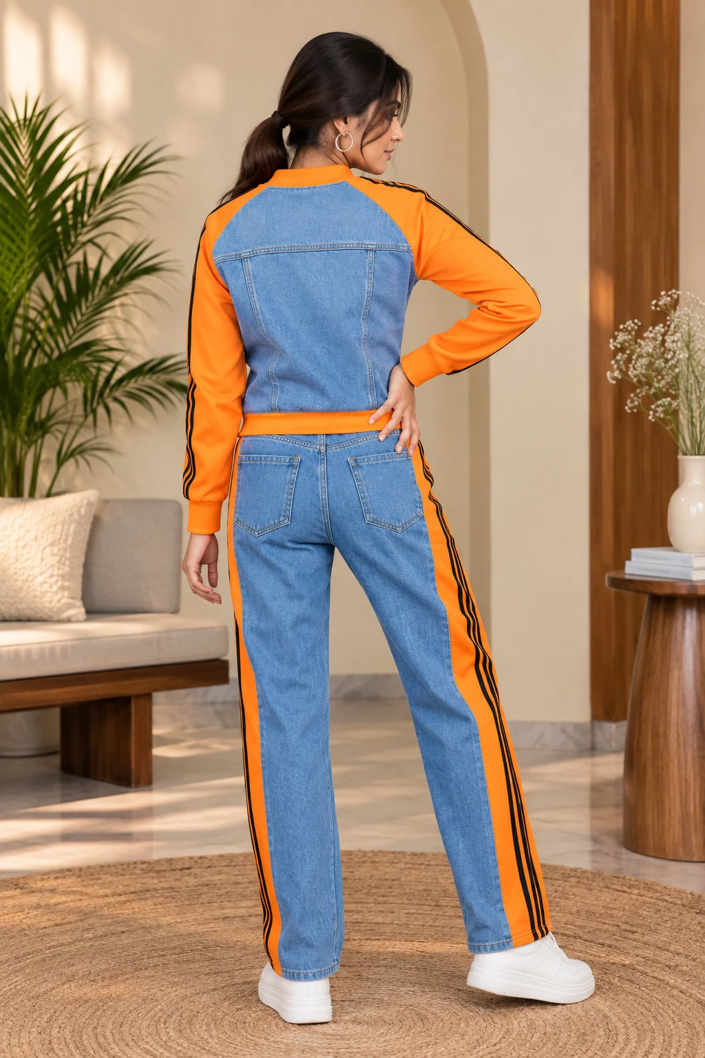 Stretchable Fabric co-ord set 376, view 4