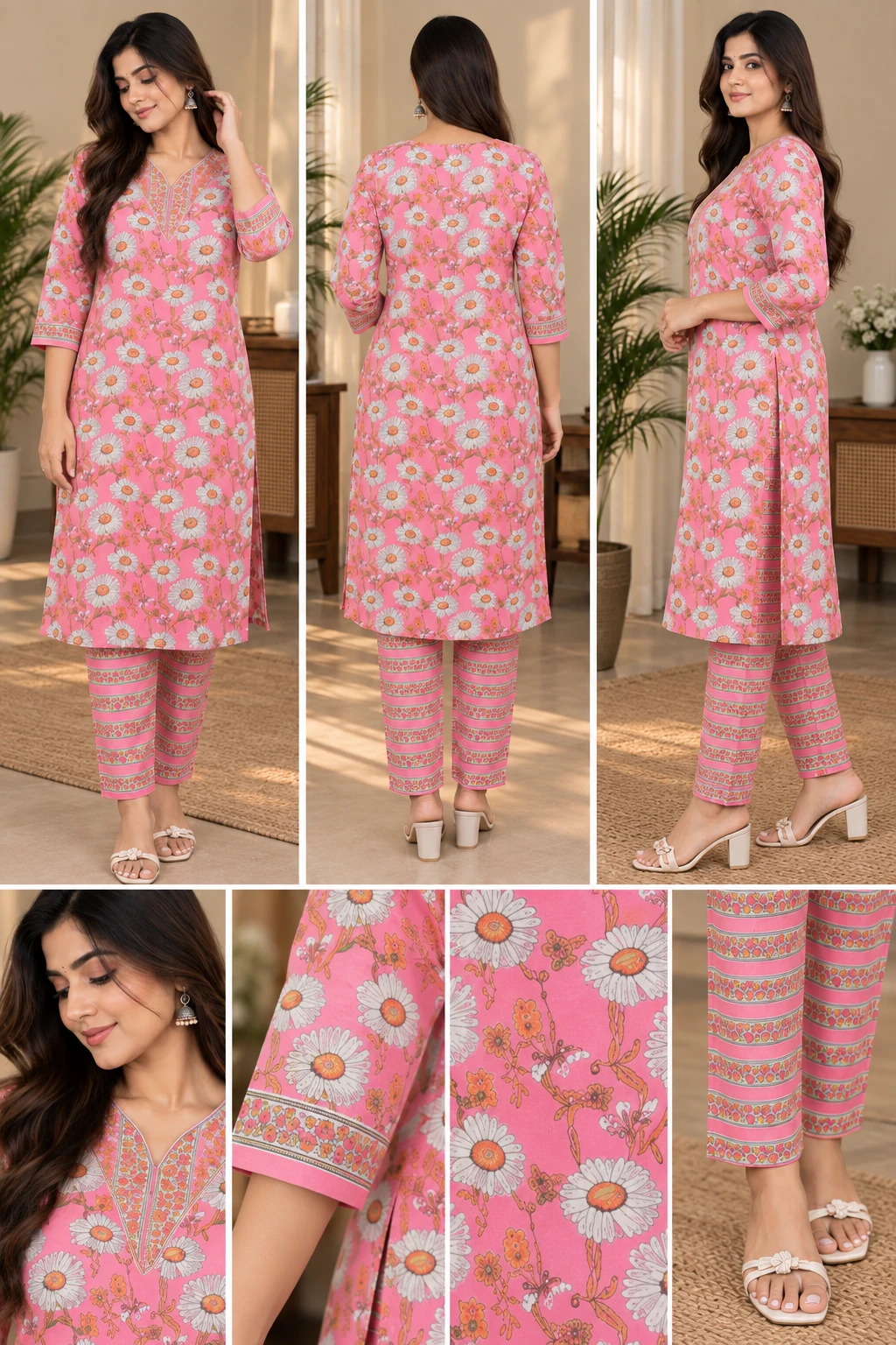 Cotton co-ord set 401, view 4