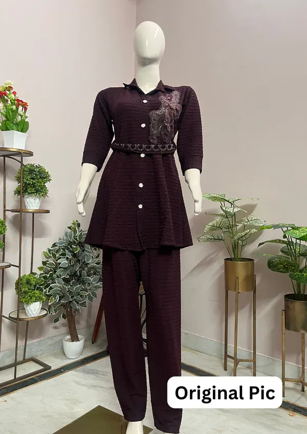 Imported Fabric co-ord set 407