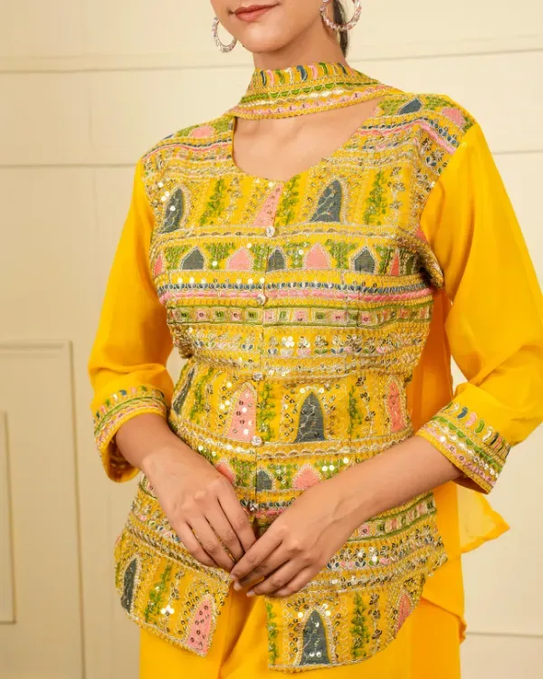 Georgette designer set 495