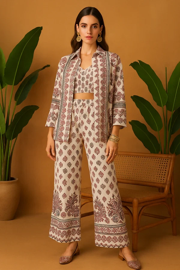 Cotton Blend co-ord set 658