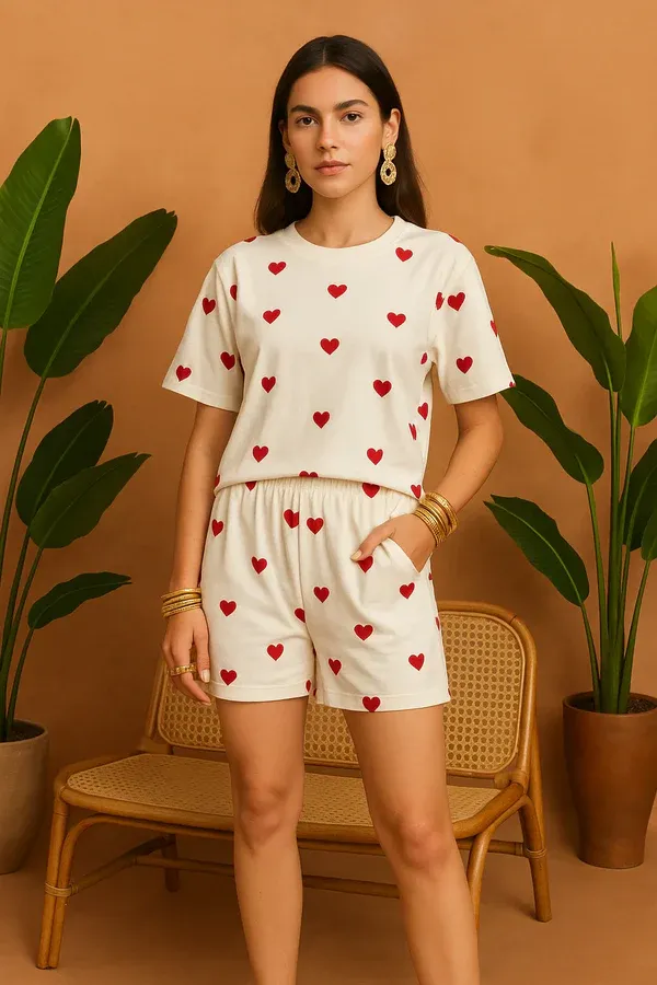 Cotton Jersey co-ord set 663