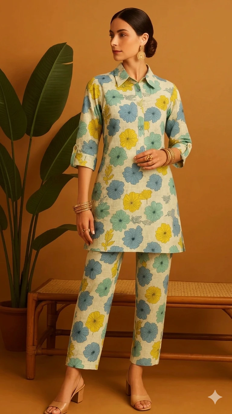 Cotton co-ord set 668