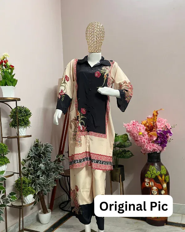 Satin co-ord set 734