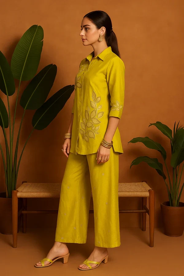 Silk Blended co-ord set 778, view 2