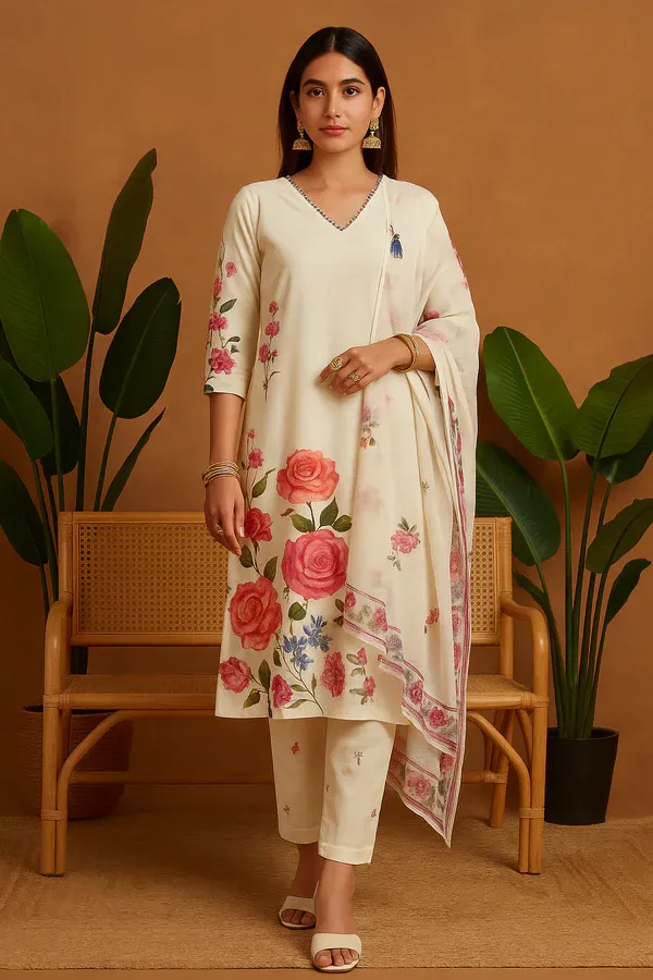 Cotton Blend suit set 822