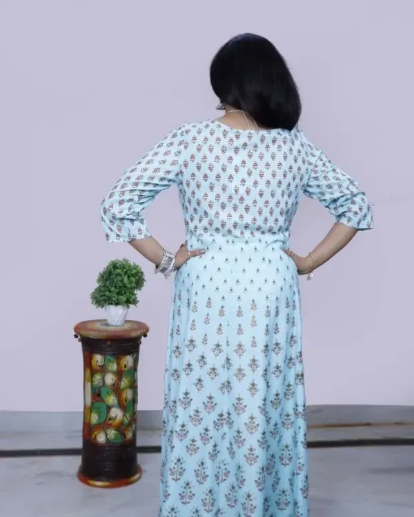 Rayon maxi gown 998